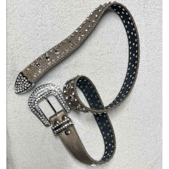 Studded Rhinestone Belt - Picture 5 of 5
